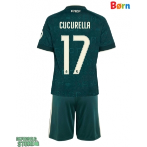 Real Madrid Marc Cucurella #17 Replika Babytøj Udebanesæt Børn 2026-27 Kortærmet (+ Korte bukser)